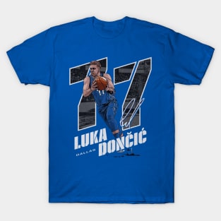 Luka Doncic Dallas Offset T-Shirt